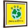 Peas On Earth-Todd Goldman-Framed Giclee Print