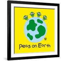 Peas On Earth-Todd Goldman-Framed Giclee Print