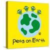 Peas On Earth-Todd Goldman-Stretched Canvas