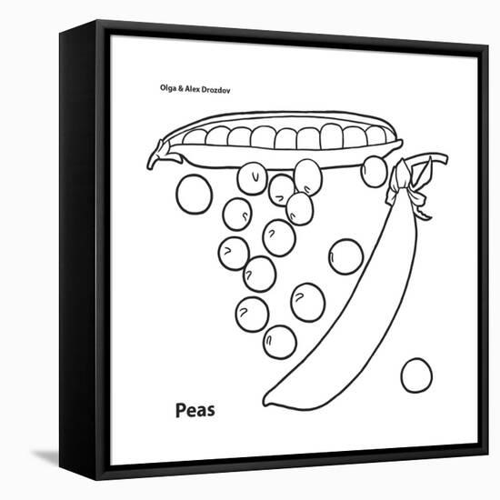 Peas-Olga And Alexey Drozdov-Framed Stretched Canvas