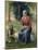 Peasant and girl, Eragny-Camille Pissarro-Mounted Giclee Print