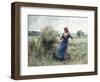 Peasant and Hay-Julien Dupre-Framed Giclee Print