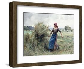 Peasant and Hay-Julien Dupre-Framed Giclee Print