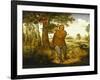 Peasant and the Nest Robber-Pieter Bruegel the Elder-Framed Art Print