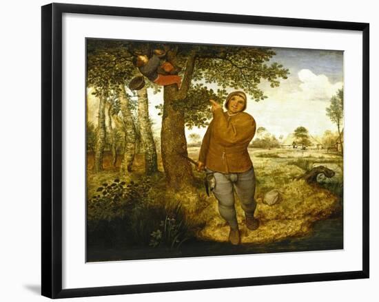 Peasant and the Nest Robber-Pieter Bruegel the Elder-Framed Art Print