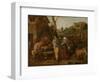 Peasant Brawl-Adriaen Brouwer-Framed Art Print