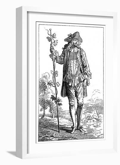 Peasant Costume-Jean-Antoine Watteau-Framed Premium Giclee Print