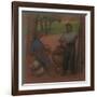 Peasant Couple with Apple-Trees-Julio González-Framed Giclee Print