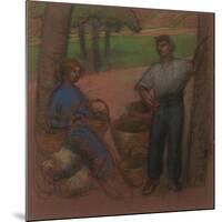Peasant Couple with Apple-Trees-Julio González-Mounted Giclee Print