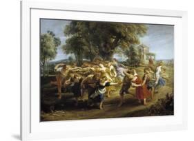 Peasant Dance, 1630-1635-Peter Paul Rubens-Framed Giclee Print