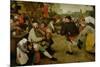 Peasant Dance, (Bauerntanz) 1568-Pieter Bruegel the Elder-Mounted Giclee Print