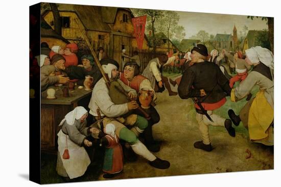 Peasant Dance, (Bauerntanz) 1568-Pieter Bruegel the Elder-Stretched Canvas