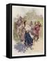 Peasant Dance in Little Russia-Frederic De Haenen-Framed Stretched Canvas