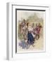 Peasant Dance in Little Russia-Frederic De Haenen-Framed Art Print