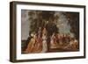 Peasant Dance (Oil on Panel)-Jan Wildens-Framed Giclee Print