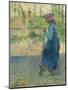 Peasant Digging; Paysanne Bechant, 1882-Camille Pissarro-Mounted Giclee Print