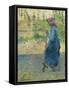 Peasant Digging; Paysanne Bechant, 1882-Camille Pissarro-Framed Stretched Canvas