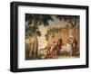 Peasant Family at Table-Giandomenico Tiepolo-Framed Giclee Print