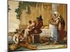 Peasant Family at Table-Giandomenico Tiepolo-Mounted Giclee Print