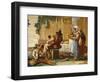 Peasant Family at Table-Giandomenico Tiepolo-Framed Giclee Print