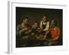 Peasant Family before Dinner, 1824-Fyodor Grigoryevich Solntsev-Framed Giclee Print