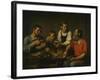 Peasant Family before Dinner, 1824-Fyodor Grigoryevich Solntsev-Framed Giclee Print