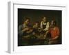 Peasant Family before Dinner, 1824-Fyodor Grigoryevich Solntsev-Framed Giclee Print