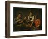 Peasant Family before Dinner, 1824-Fyodor Grigoryevich Solntsev-Framed Giclee Print