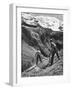 Peasant Farmers Haymaking at the Glacier Foot, Switzerland, 1936-F Hutzli-Framed Giclee Print