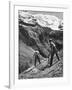 Peasant Farmers Haymaking at the Glacier Foot, Switzerland, 1936-F Hutzli-Framed Giclee Print