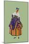 Peasant from Thiers Carries a Jug-Elizabeth Whitney Moffat-Mounted Art Print