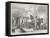 Peasant Funeral in Connemara-null-Framed Stretched Canvas