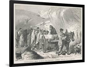 Peasant Funeral in Connemara-null-Framed Art Print