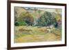 Peasant Garden (Landscape on Tahiti), 1892-Paul Gauguin-Framed Giclee Print