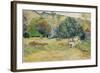 Peasant Garden (Landscape on Tahiti), 1892-Paul Gauguin-Framed Giclee Print