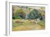 Peasant Garden (Landscape on Tahiti), 1892-Paul Gauguin-Framed Giclee Print