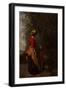 Peasant Girl at the Spring, C.1860-65-Jean-Baptiste-Camille Corot-Framed Giclee Print