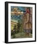 Peasant Girl. Illustration to the Book Contes De L'Isba, 1931-Ivan Yakovlevich Bilibin-Framed Giclee Print