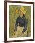 Peasant Girl in Straw Hat, 1890-Vincent van Gogh-Framed Giclee Print