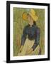 Peasant Girl in Straw Hat, 1890-Vincent van Gogh-Framed Giclee Print