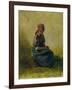 Peasant Girl with Folded Hands, 1837-Carl Spitzweg-Framed Giclee Print
