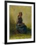 Peasant Girl with Folded Hands, 1837-Carl Spitzweg-Framed Giclee Print