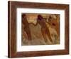 Peasant Girls Bathing at Dusk, 1875-76-Edgar Degas-Framed Giclee Print