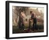 Peasant Grafting a Tree-Jean-François Millet-Framed Giclee Print