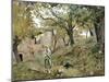 Peasant in Montemurlo Countryside-Telemaco Signorini-Mounted Giclee Print