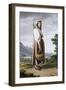 Peasant in the Background of Maddaloni-Giovanni Battista Lusieri-Framed Giclee Print