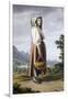 Peasant in the Background of Maddaloni-Giovanni Battista Lusieri-Framed Giclee Print