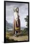 Peasant in the Background of Maddaloni-Giovanni Battista Lusieri-Framed Giclee Print