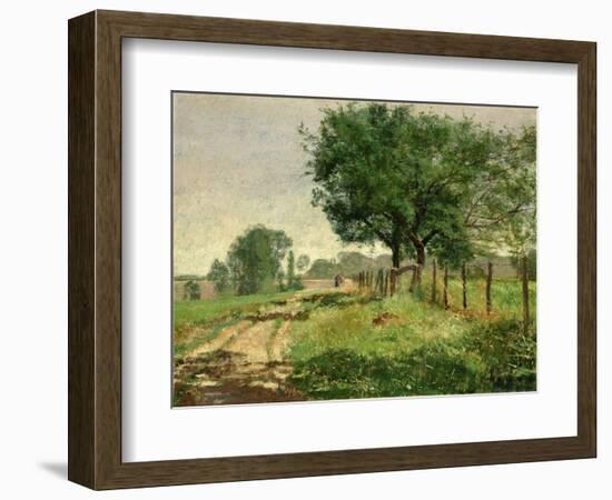 Peasant in the Fields-Henri Rouart-Framed Giclee Print