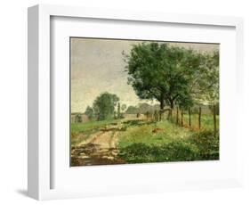 Peasant in the Fields-Henri Rouart-Framed Giclee Print